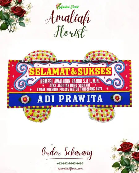 Papan Bunga Ucapan Selamat Cakul