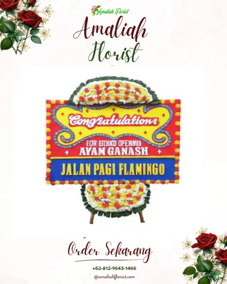 Sewa Papan Bunga Cakul